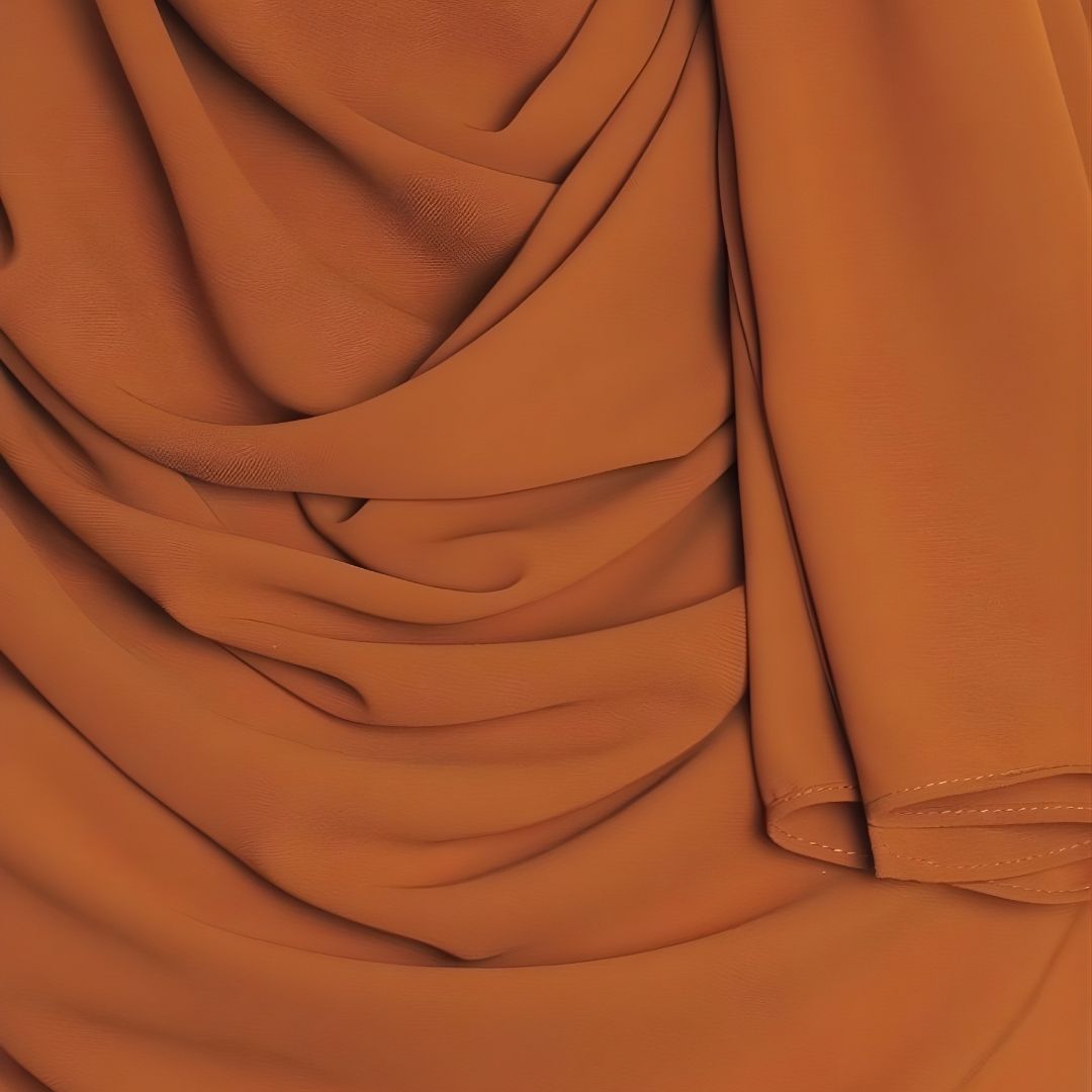 Brownish-Georgette Chiffon