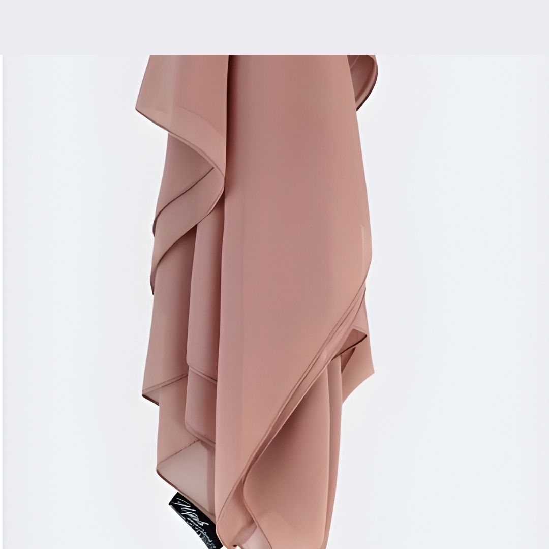 Blush Pink-Georgette Chiffon Hijab