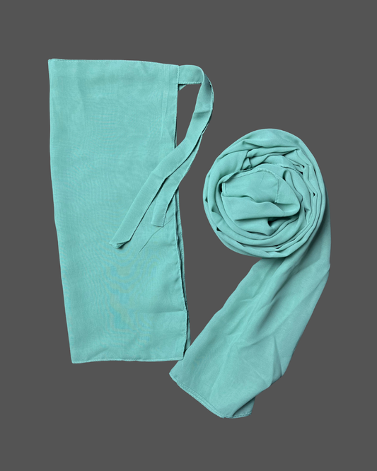 Hijab-Niqab Set Mint Green