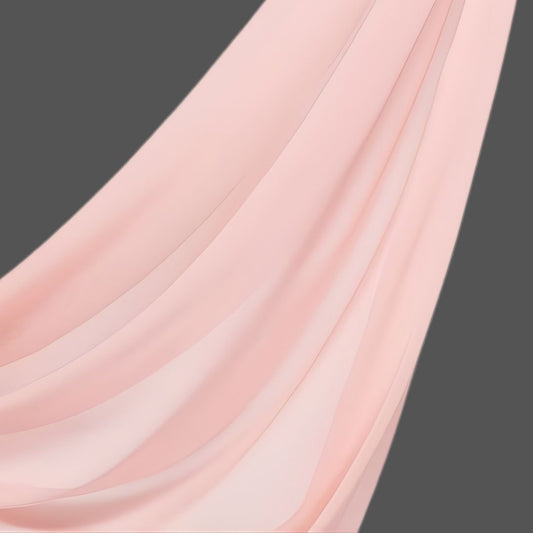 Baby Pink-Georgette Chiffon Hijab