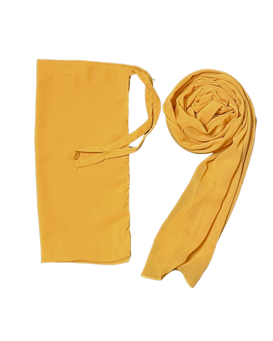 1.	Hijab-Niqab Set Mustard Yellow