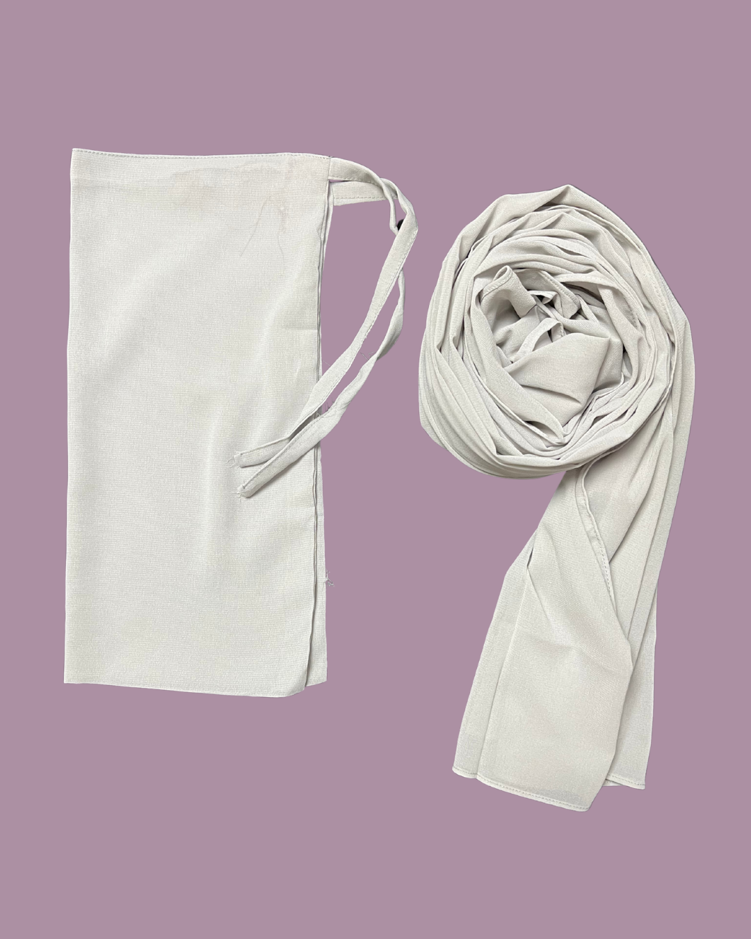 1.	Hijab-Niqab Set Cloud Grey