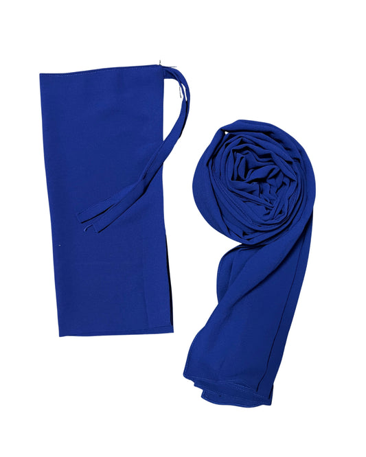 1.	Hijab-Niqab Set Royal Blue