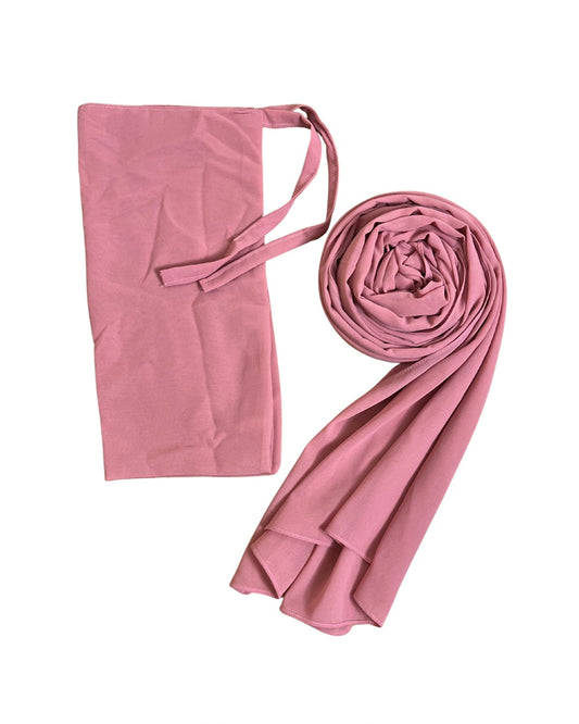 Hijab-Niqab set Dusty Rose