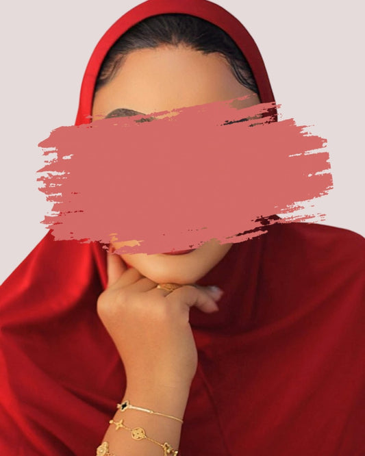 Fuchsia Red-Georgette Chiffon Hijab