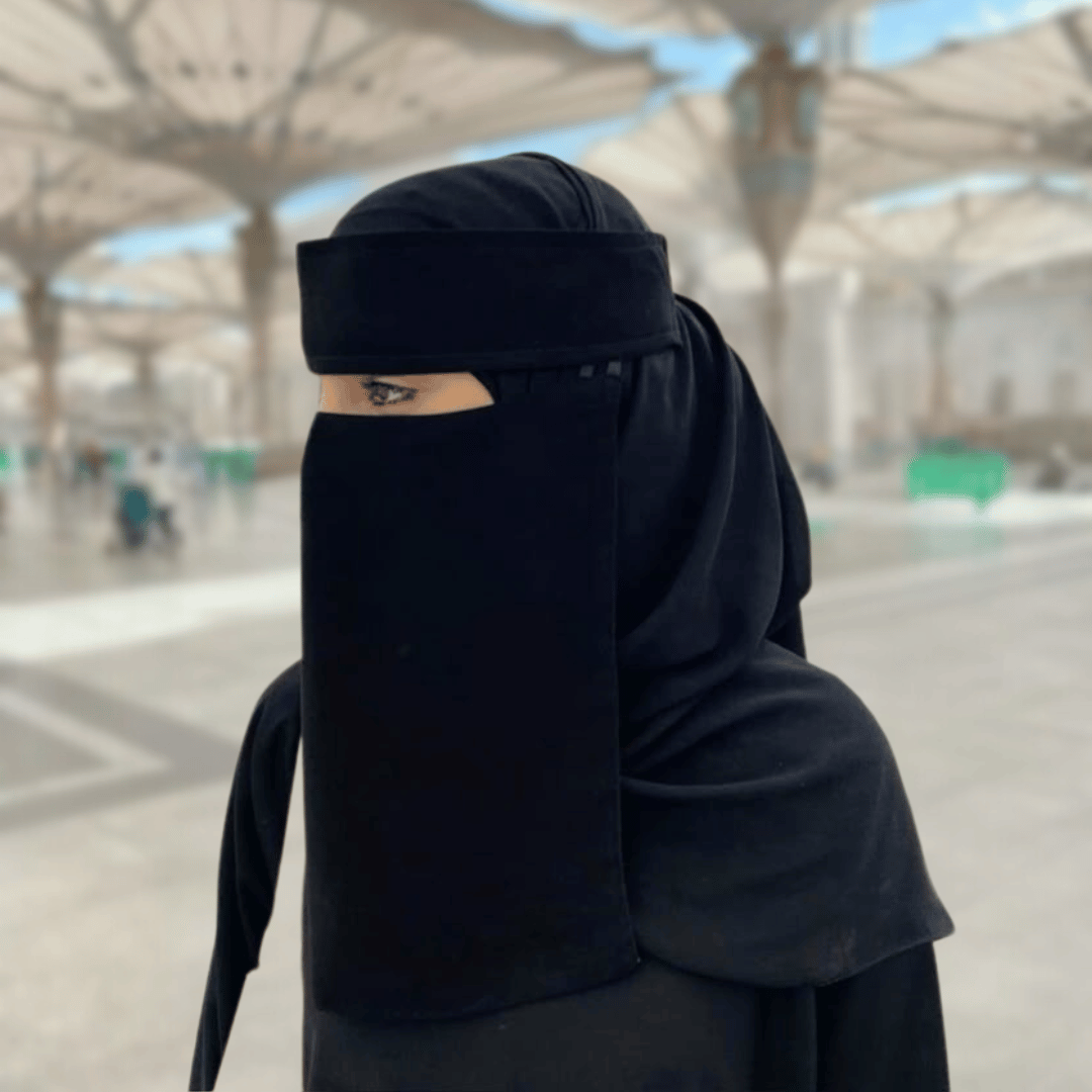 Classic Saudi Niqab – Double Layered Comfort