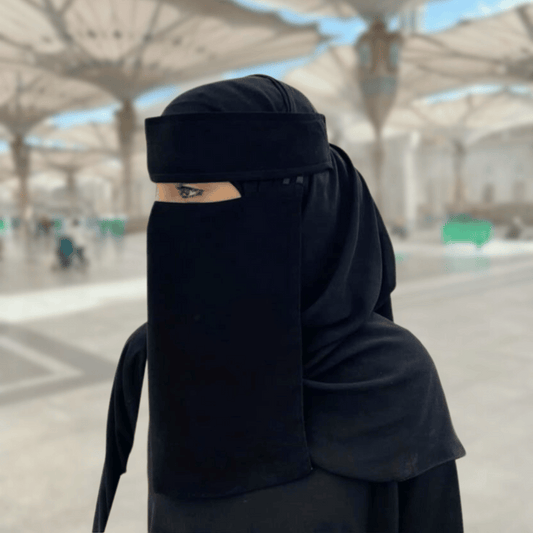 Classic Saudi Niqab – Double Layered Comfort