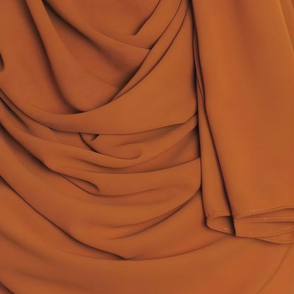 Brownish-Georgette Chiffon