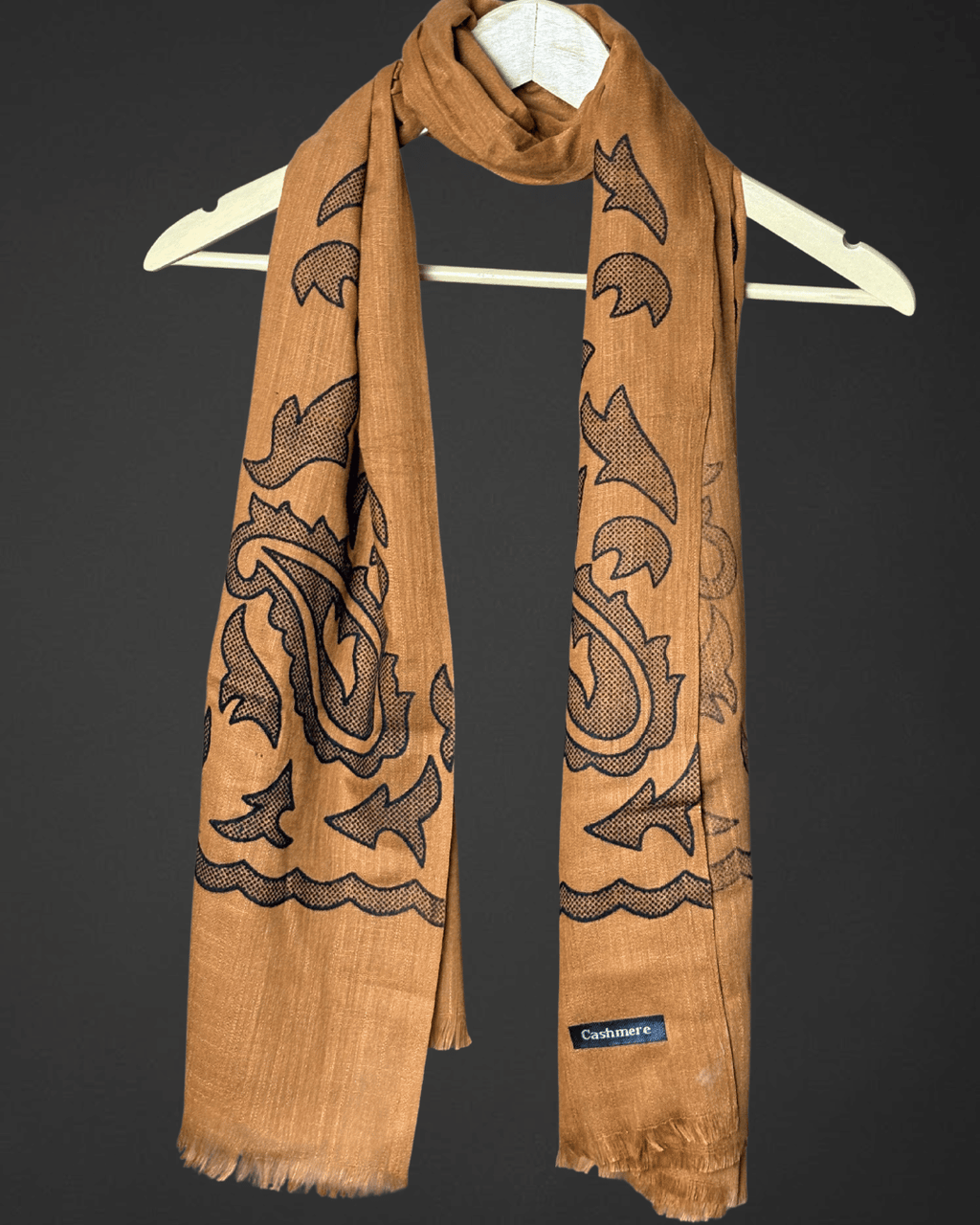 Cashmere Hijab- Burnt Orange