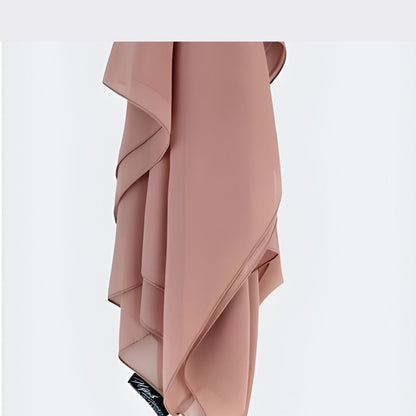 Blush Pink-Georgette Chiffon Hijab