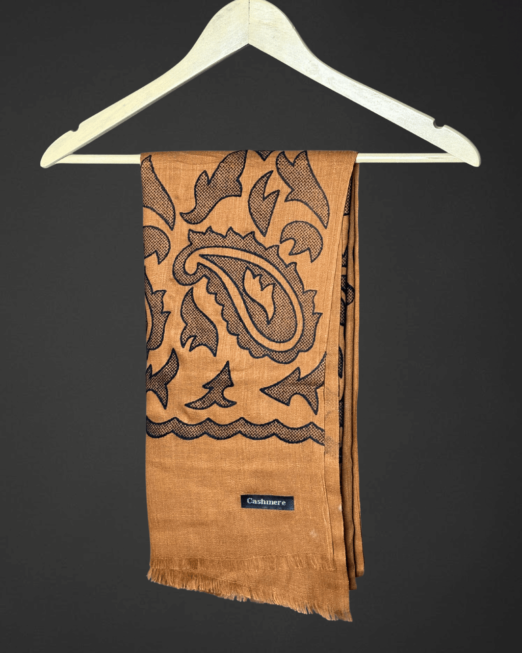 Cashmere Hijab- Burnt Orange