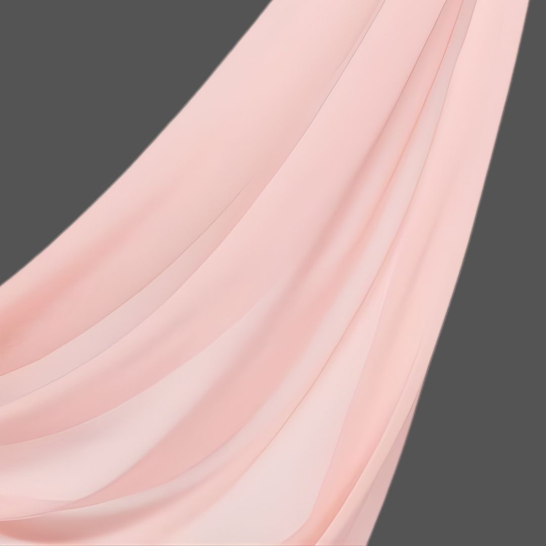Baby Pink-Georgette Chiffon Hijab
