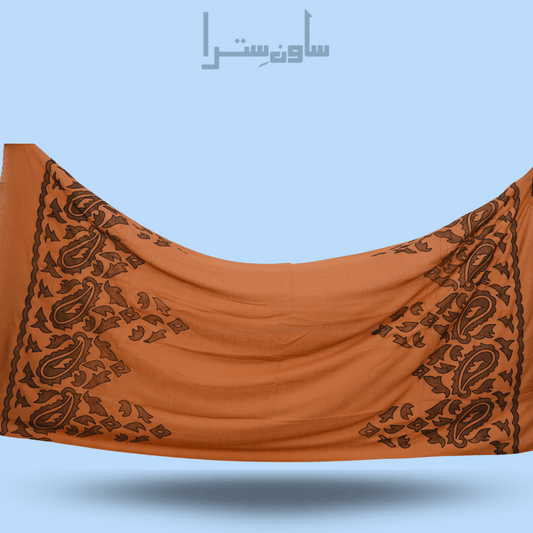 Cashmere Hijab - Terracotta Charm