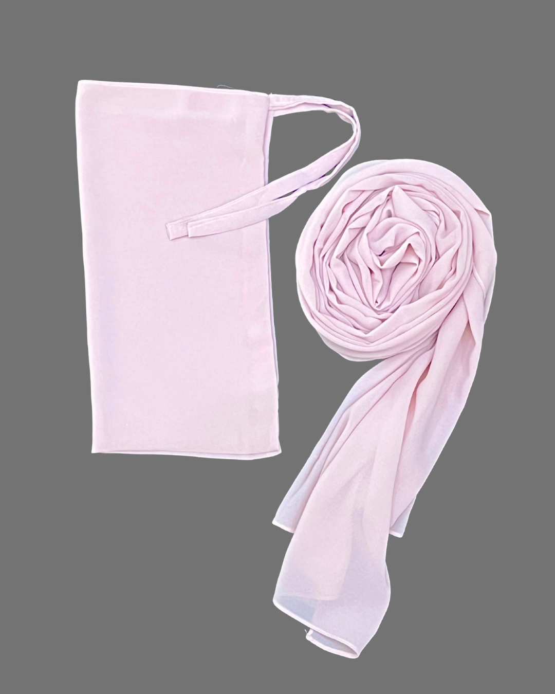 1.	Hijab-Niqab Set Baby Pink
