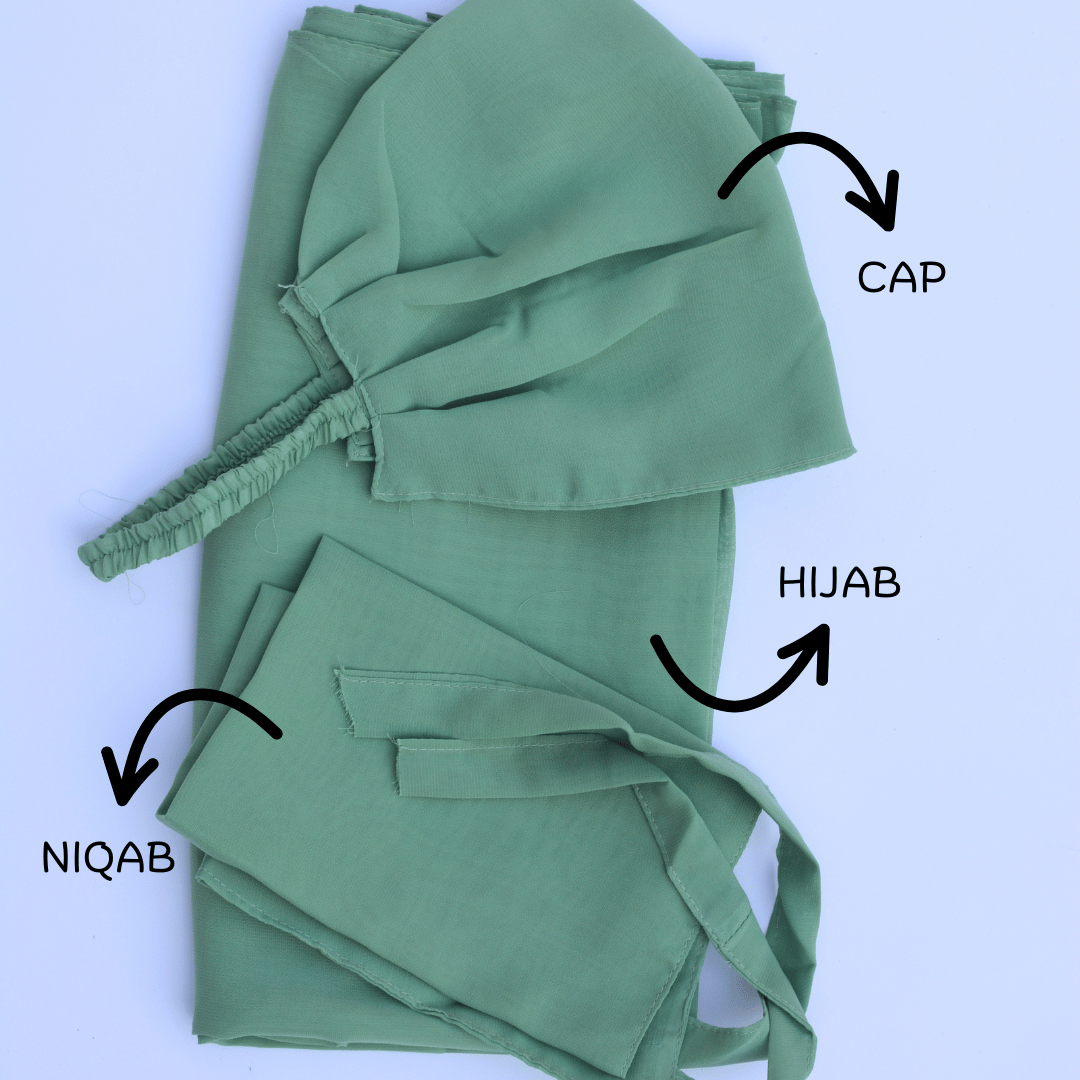Sage Serenity Hijab Set