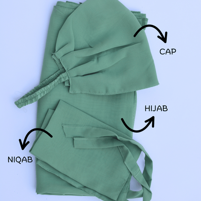 Sage Serenity Hijab Set