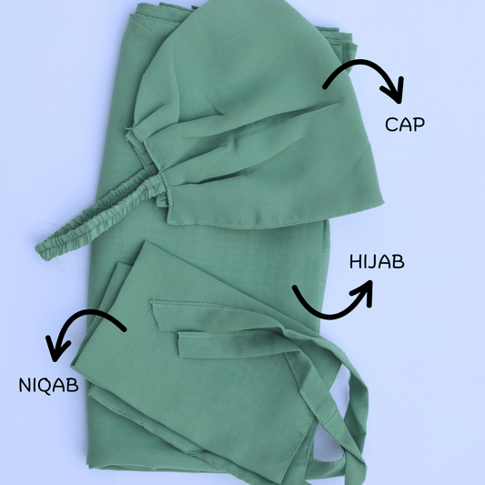 Sage Serenity Hijab Set