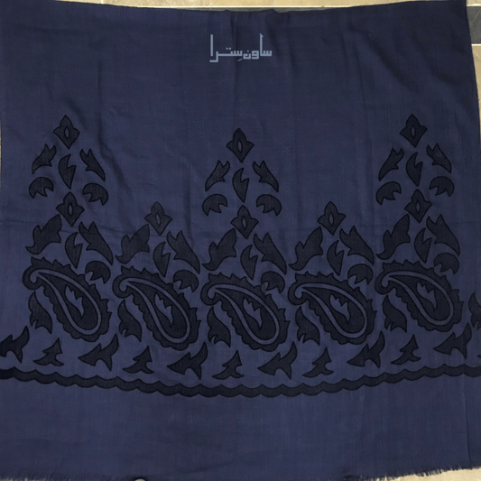 Cashmere Hijab - Midnight Blue