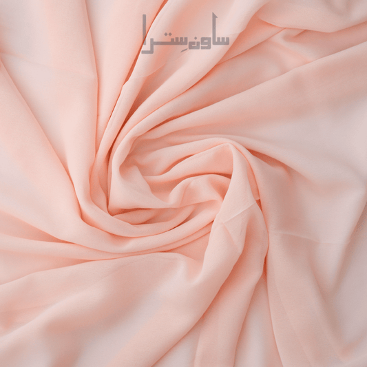 Light Peach Pink - Chiffon Hijab